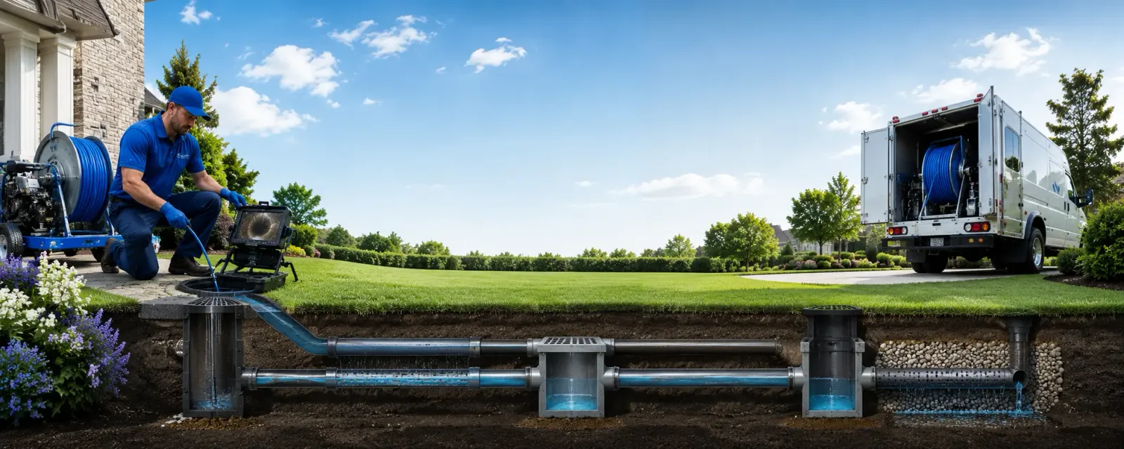 Outdoor drain cleaning information for Eagle Bridge, NY